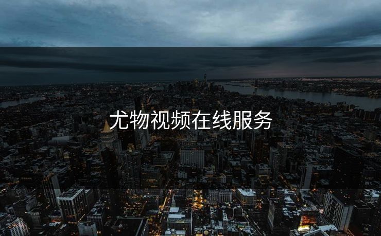 尤物视频在线服务